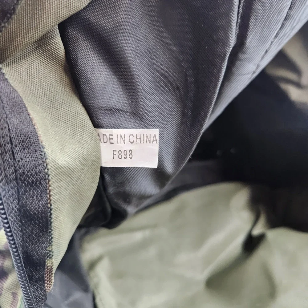 TrailMaker Camo Backpack Red and Green Compass Logo Outdoor Hiking School Bag‎